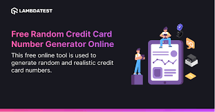 fake credit card number generator