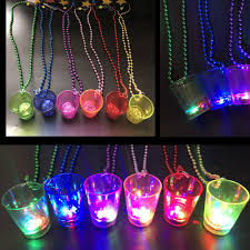 Flashing Shot Glasses New Years Light Up Necklaces Party Favors Happy Nye Eve Flashing Led 2020 Decorations Supplies New Year 12 Pack Walmart Com Walmart Com
