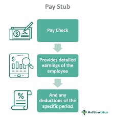 pay stub meaning exles template