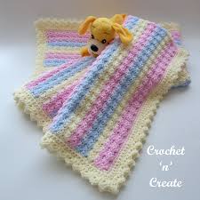 pastel baby blanket pattern by crochet