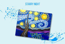 Sip and Paint Starry night