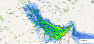 Persian Gulf Ship Traffic Live Map Marine Vessel Traffic