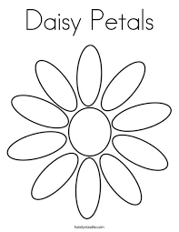 Jan 08, 2017 · daisy flowers coloring page. Daisy Petals Coloring Page Twisty Noodle