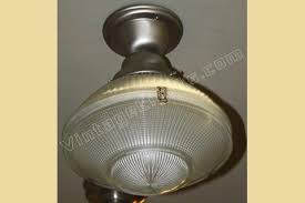 Vintage Industrial Lighting Fixture Vintage Ceiling Light Holophane Lighting