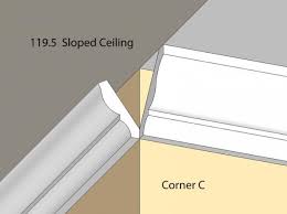 installing crown moulding on a sloped