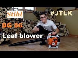 To clear large areas of leaves and grass. Stihl Bg86 Handheld Blower Review Youtube