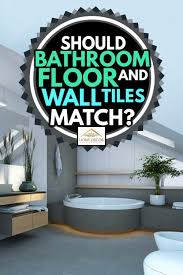 bathroom floor and wall tiles match