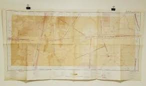 Vintage 1944 Sectional Aeronautical Chart Albuquerque Restricted Air Map 47x24 Ebay