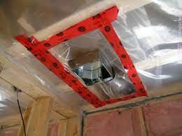 air sealing and insulating ceilings
