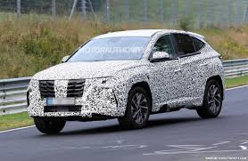 Disappears in 10 seconds flat. Too Early For New Tucson Small Hyundai Crossover Due Now In 2021