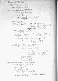 Linear Equation 3x 4y 1 And 6x 3y 12