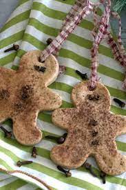authentic gingerbread salt dough ornaments