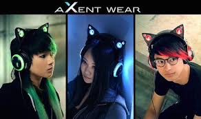 axent wear s cat ear headphones nears