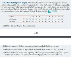 Solved 2 164 Predicting Text Pages The