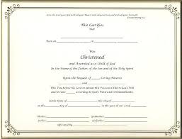 Baby Dedication Certificate Template Free Archives On