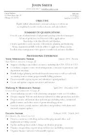 Cover Letter For Senior Administrative Assistant With Finance