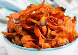 recette facile de chips santé aux carottes