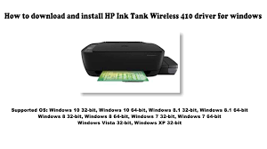 In security, you do not worry, the link here is free of spyware because it is directly from the hp hosting itself. How To Download And Install Hp Ink Tank Wireless 410 Driver Windows 10 8 1 8 7 Vista Xp Youtube