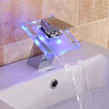 Led Color Changing Waterfall Faucet