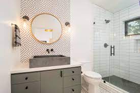 how much of your bathroom should you tile