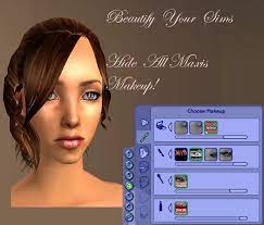mod the sims hide all maxis makeup