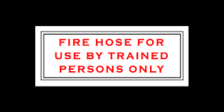 fire hose labels