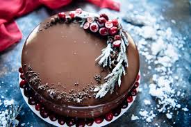 cranberry triple chocolate mousse cake