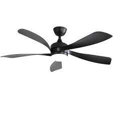 black downrod ceiling fan