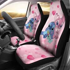 Stitch Love Car Seat Covers Disney
