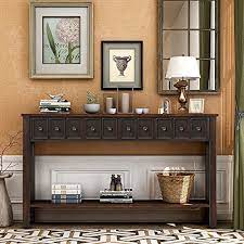 60 inch sofa table long console table