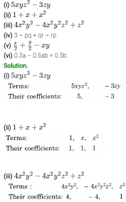 Chapter 9 Algebraic Expressions And