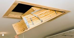 how to hide an attic door in a ceiling