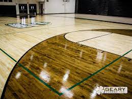 basketball court flooring wood gym