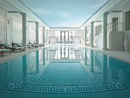Permanent indoor pool installations involve digging on the ground to create the pool. Indoor Swimming Pools Architectural Digest
