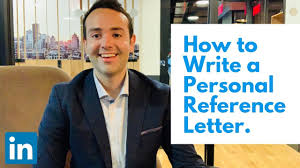 personal reference letter