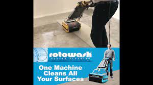 rotowash hard surface floor cleaning