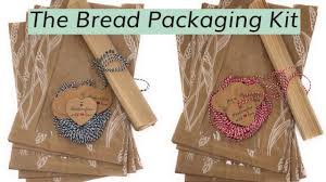 bread packaging kit unbleached