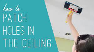 filling ceiling holes you
