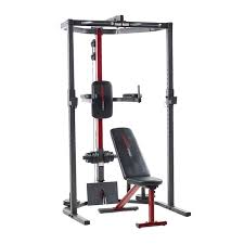 weider pro gym power rack with lat