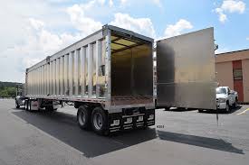 aluminum moving floor transfer trailers