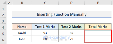 How To Insert Equation In Excel 3 Easy