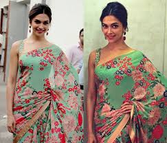 what lipstick to wear with green saree