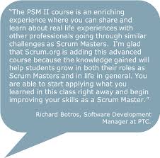 Professional Scrum Master Ii Certified Training Course