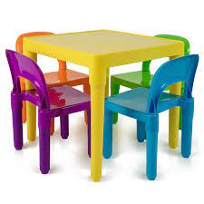 12 results for toddler table and chair set. Kids Table And Chairs Set Toddler Activity Chair Best For Toddlers Lego Reading Train Art Play Room 4 Childrens Seats With 1 Tables Sets Little Kid Children Furniture Accessories Plastic Desk