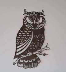 Metal Owl Wall Hanging Owl