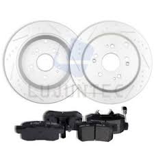 Details About Rear Brake Discs Rotors And Ceramic Pads For 2005 2015 Honda Cr V Drill Slot