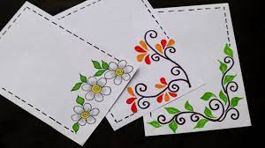 3 border designs 3 quick and easy