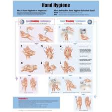 Hand Hygiene Chart Poster Laminated