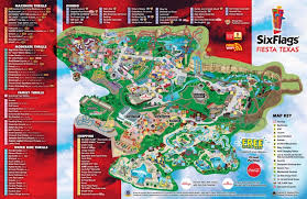 From mapcarta the free map. Park Map Six Flags Fiesta Texas