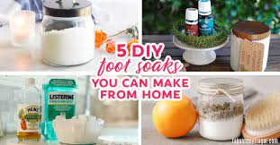 5 of the best diy foot soaks that you